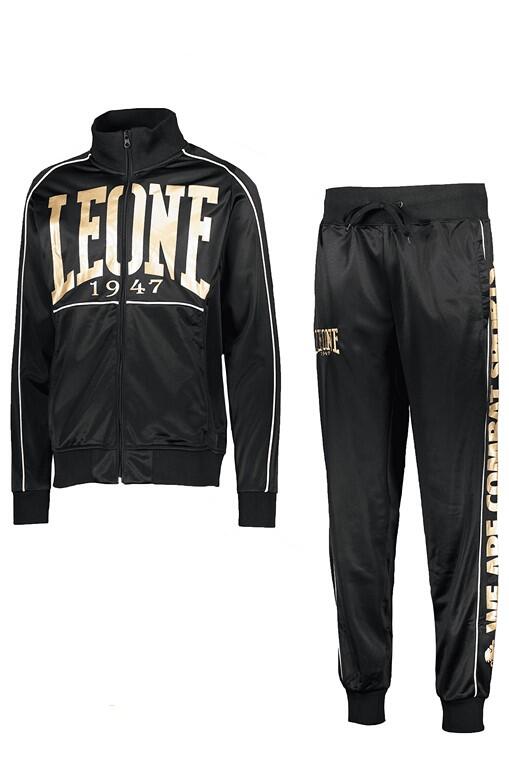 Leone1947 chándal premium negro con logo dorado XXL 2/7