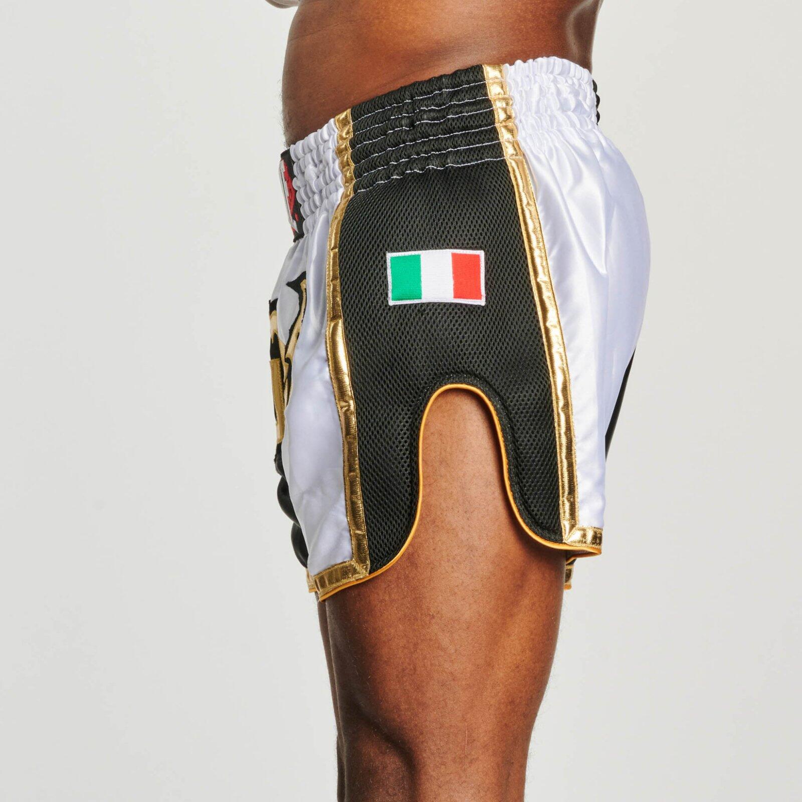 Leone1947 Pantalón Muay Thai SIAM negro/blanco S 4/7