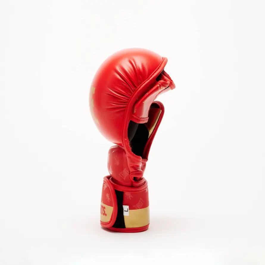 Leone1947 Luvas MMA DNA amadoras vermelhas S 3/7