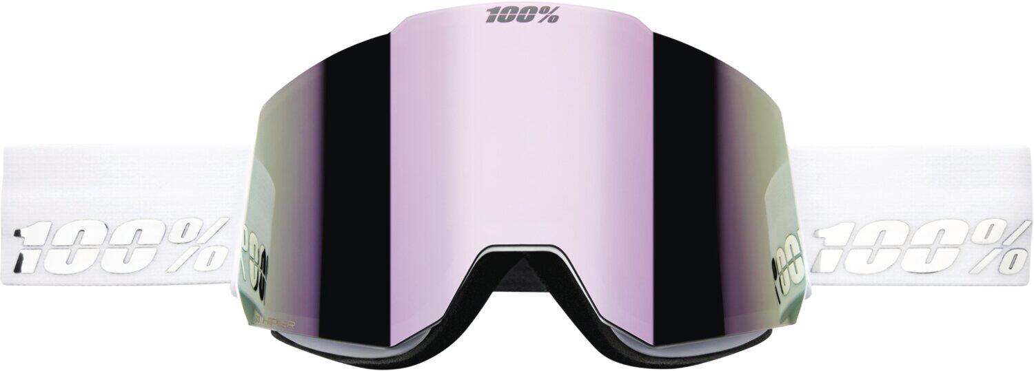 Snowcraft Hiper Goggle White/Lavender - Mirror Lavender Lens 3/5