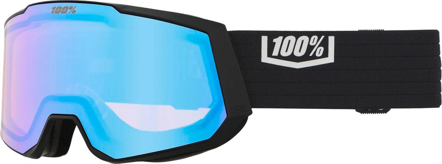 Masque SKI 100% SNOWCRAFT XL HIPER - BLACK/RED ecran MIRROR RED 2/5