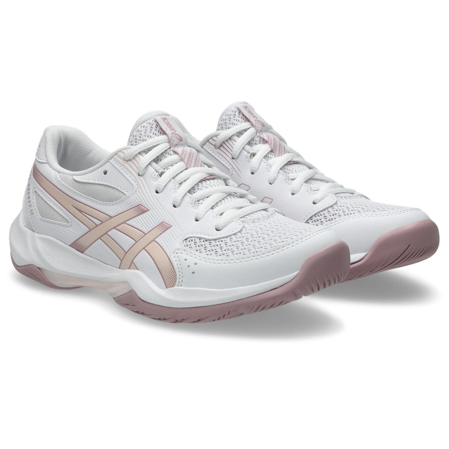 Desportos De Sala Mulher - ASICS Gel Rocket 12 W - White/PeachPink 2/7