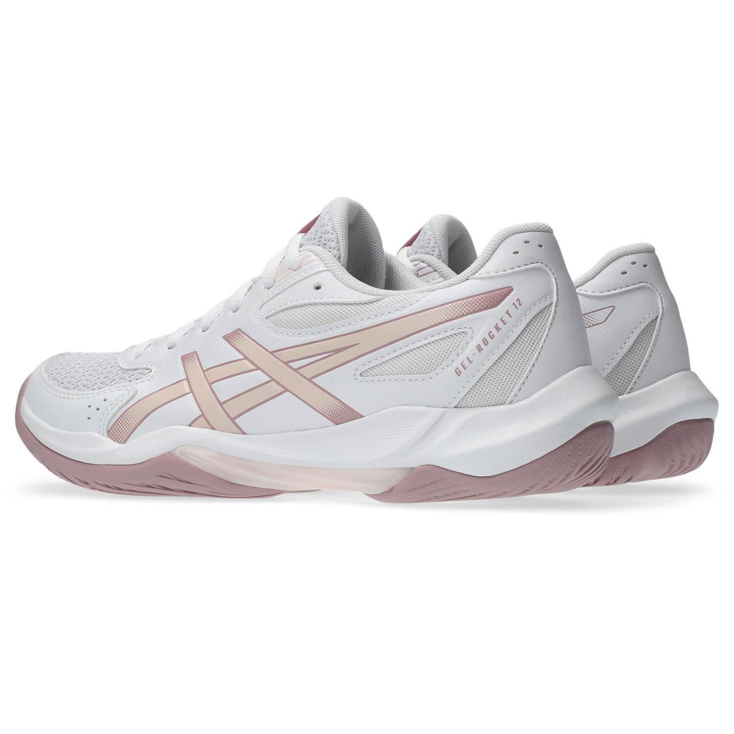 Desportos De Sala Mulher - ASICS Gel Rocket 12 W - White/PeachPink 4/7