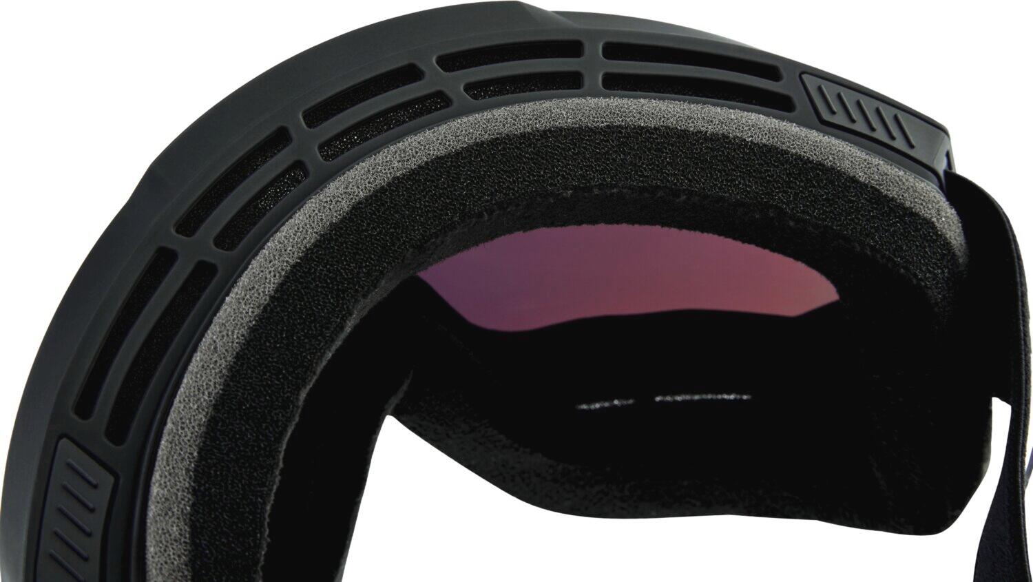 Snowcraft XL Hiper Goggle Black/Silver - Mirror Silver Lens 5/5