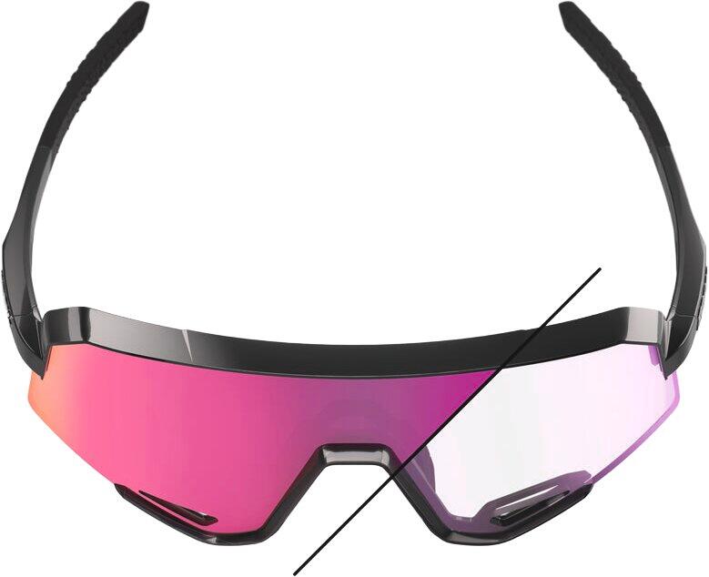 Brille Slendale - Gloss Black - Photochromic Purple Mirror Lens 4/4