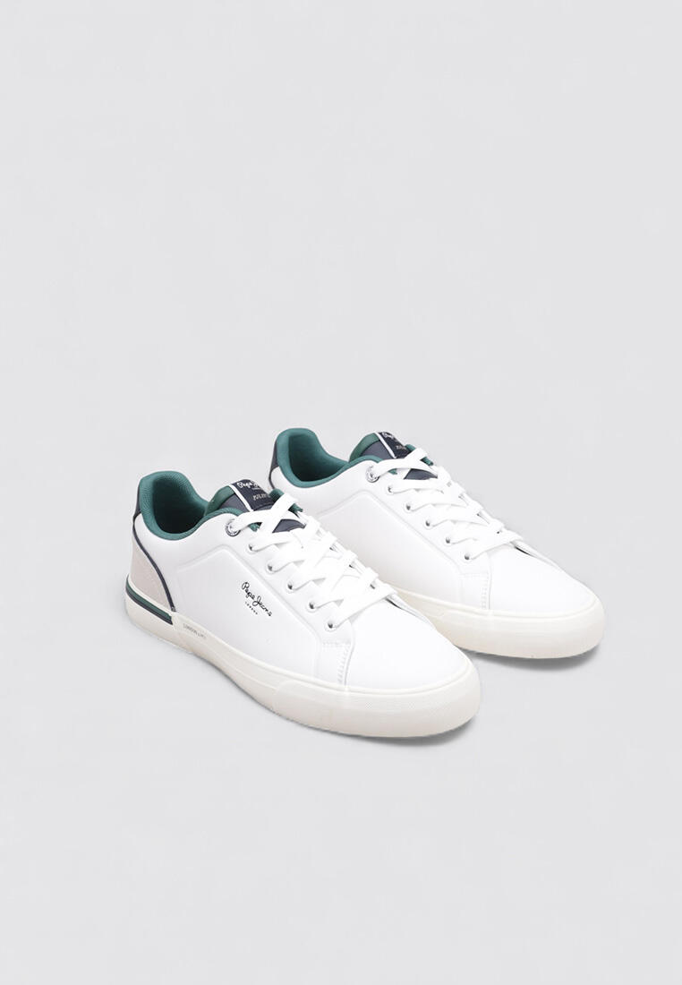 Chaussure de randonnée Baskets Homme Pepe Jeans KENTON CAMPUS Blan 2/4
