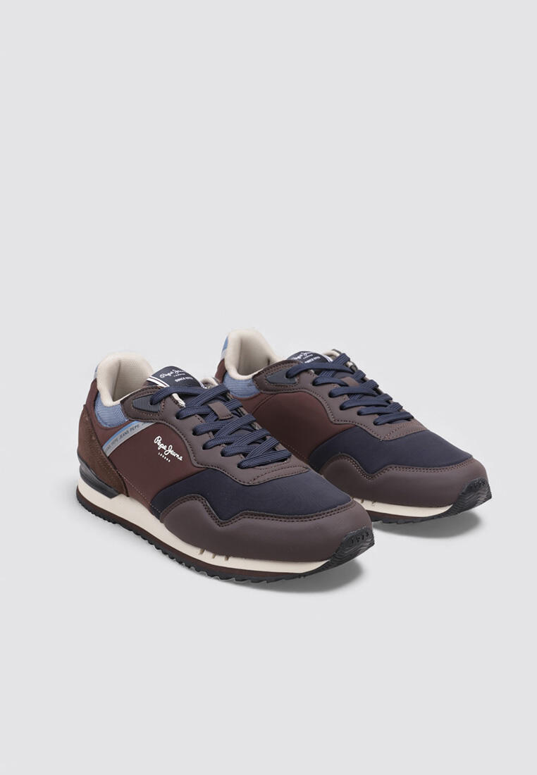 Zapatillas Deportivas Hombre Pepe Jeans LONDON CROSS Marró 2/4