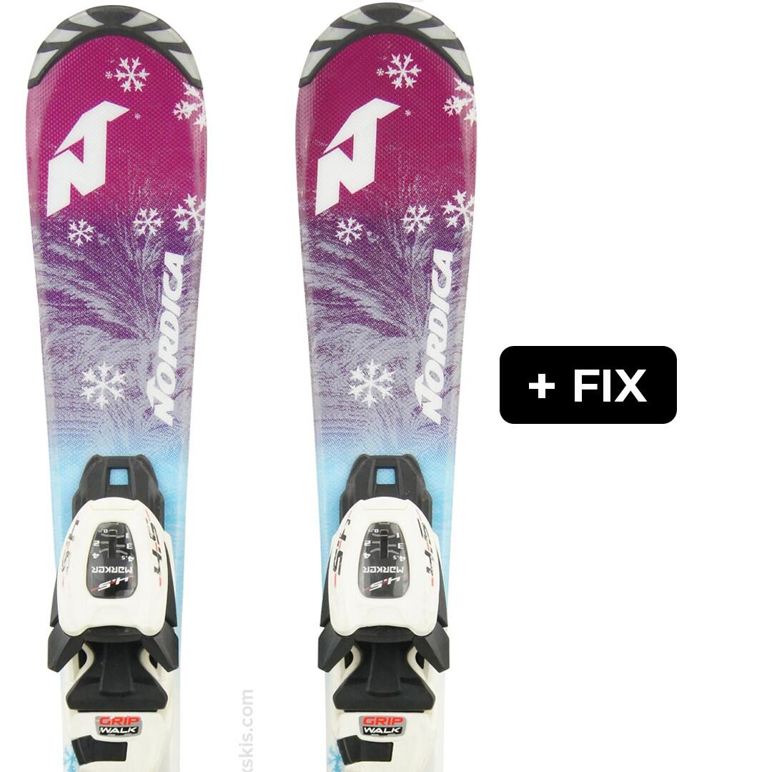 Reconditionné - NORDICA LITTLE BELLE FDT KID + MARKER JR 4.5 FDT - Très bon état 4/4
