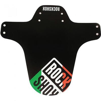 Rockshox clip-on spatbord voorwiel zwart met italiaanse vlag