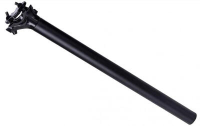 Contec patentzadelpen pipe 31,6 x 350 mm mat zwart aluminium