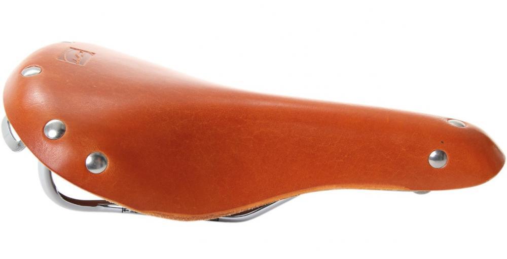 Sillín CONTEC Classic Exclusiv Sport cuero 280x155 mm honey 2/3
