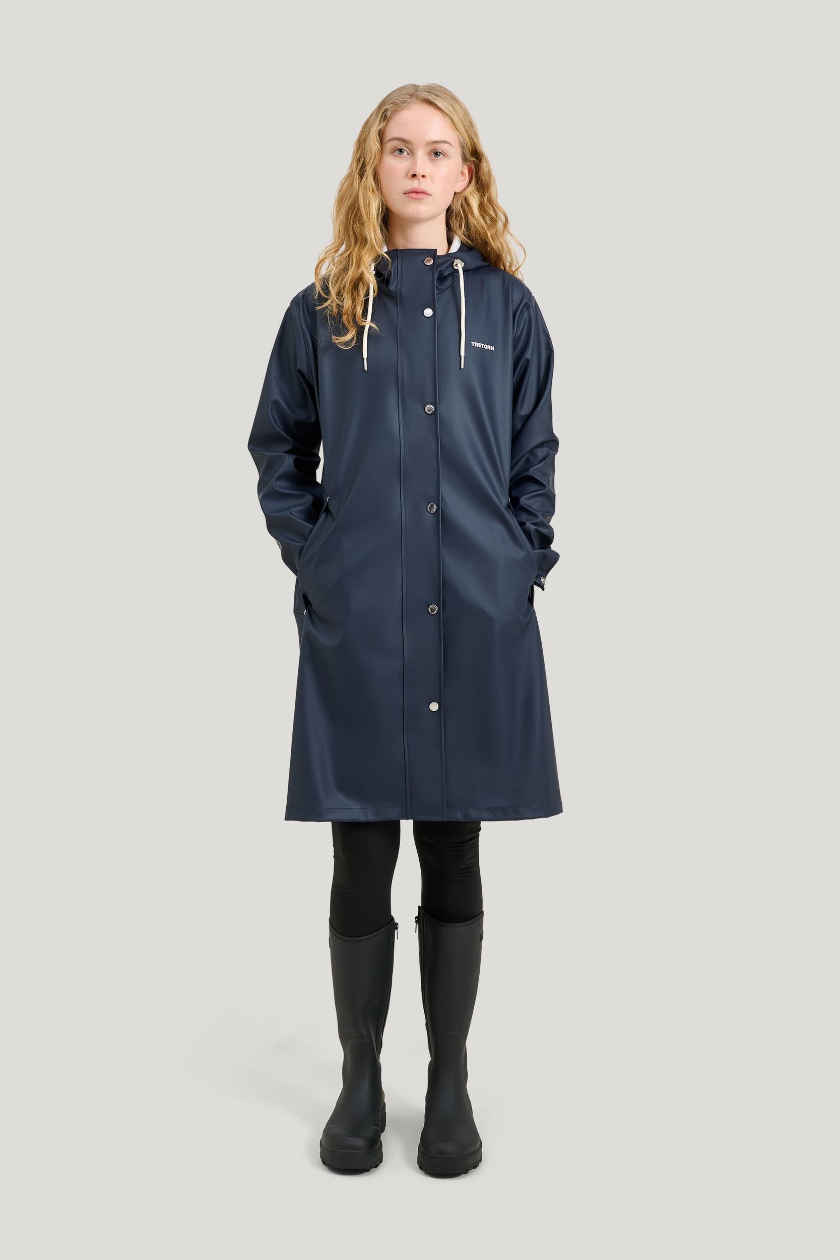 Manteau de pluie Outdoor Femme Coupe A Wings Bleu Marine 3/7