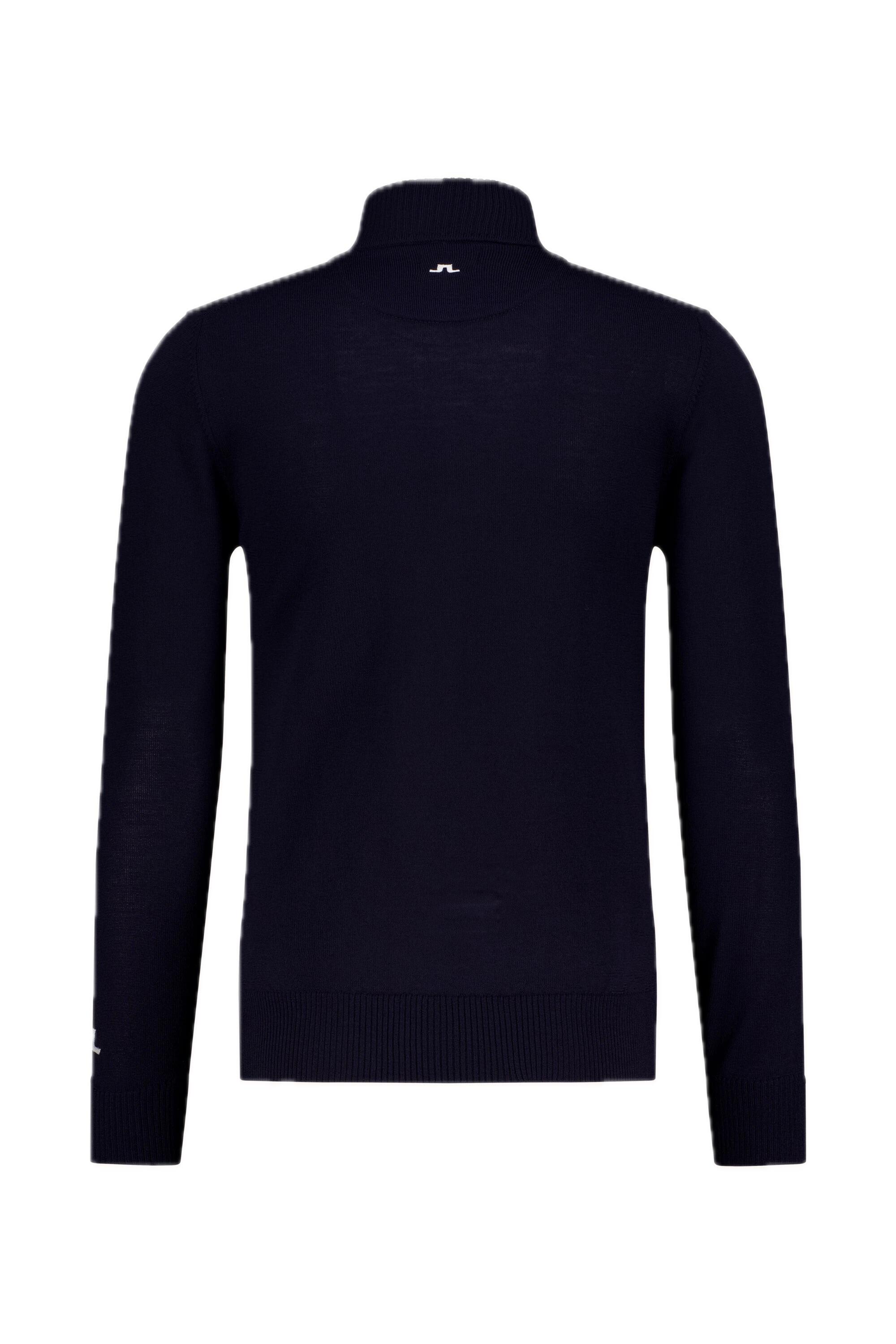 Maglione da uomo Kian in maglia con cerniera, colore blu navy 4/4