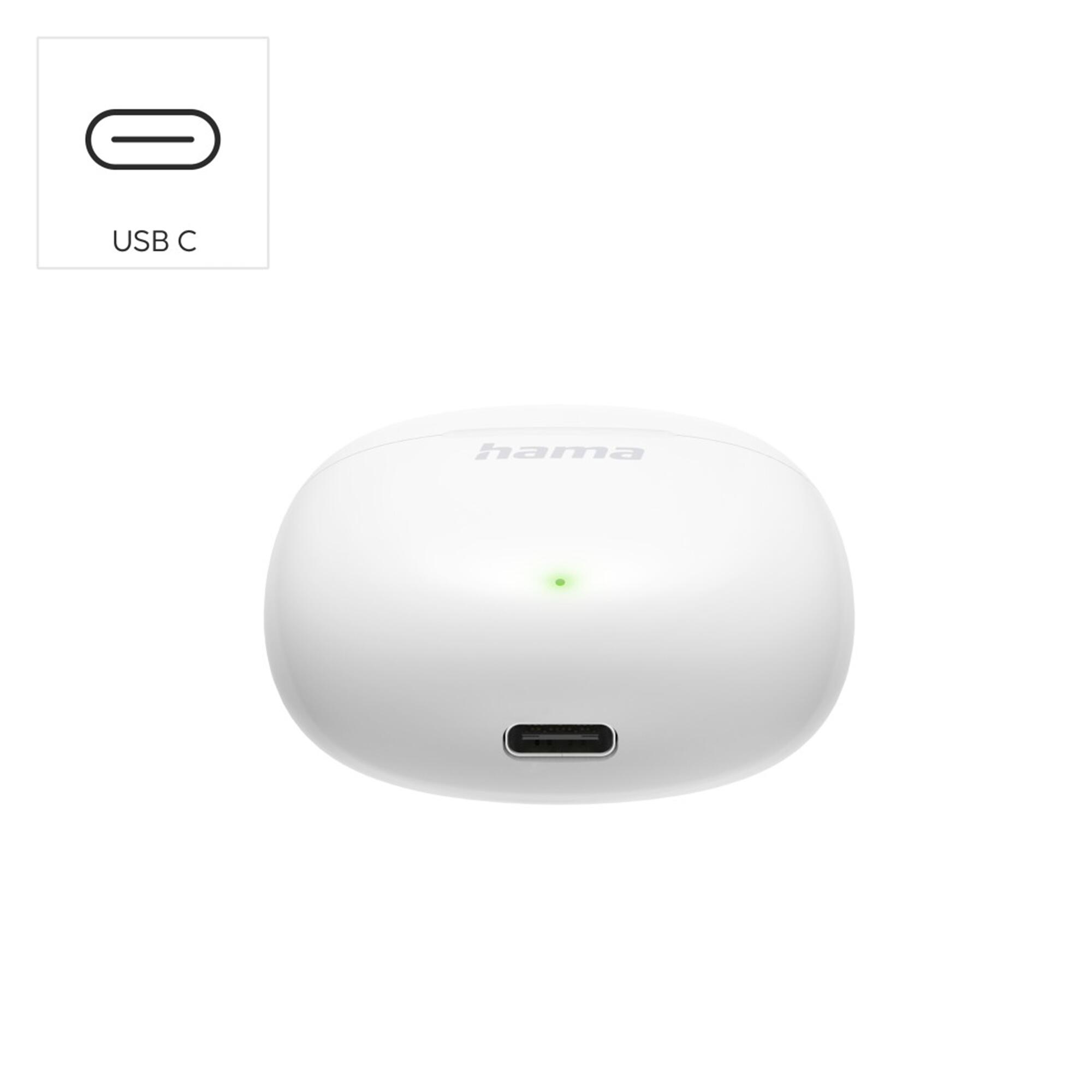 Auriculares Inalámbricos con Estuche de Carga HAMA 00221774 Blanco 4/6