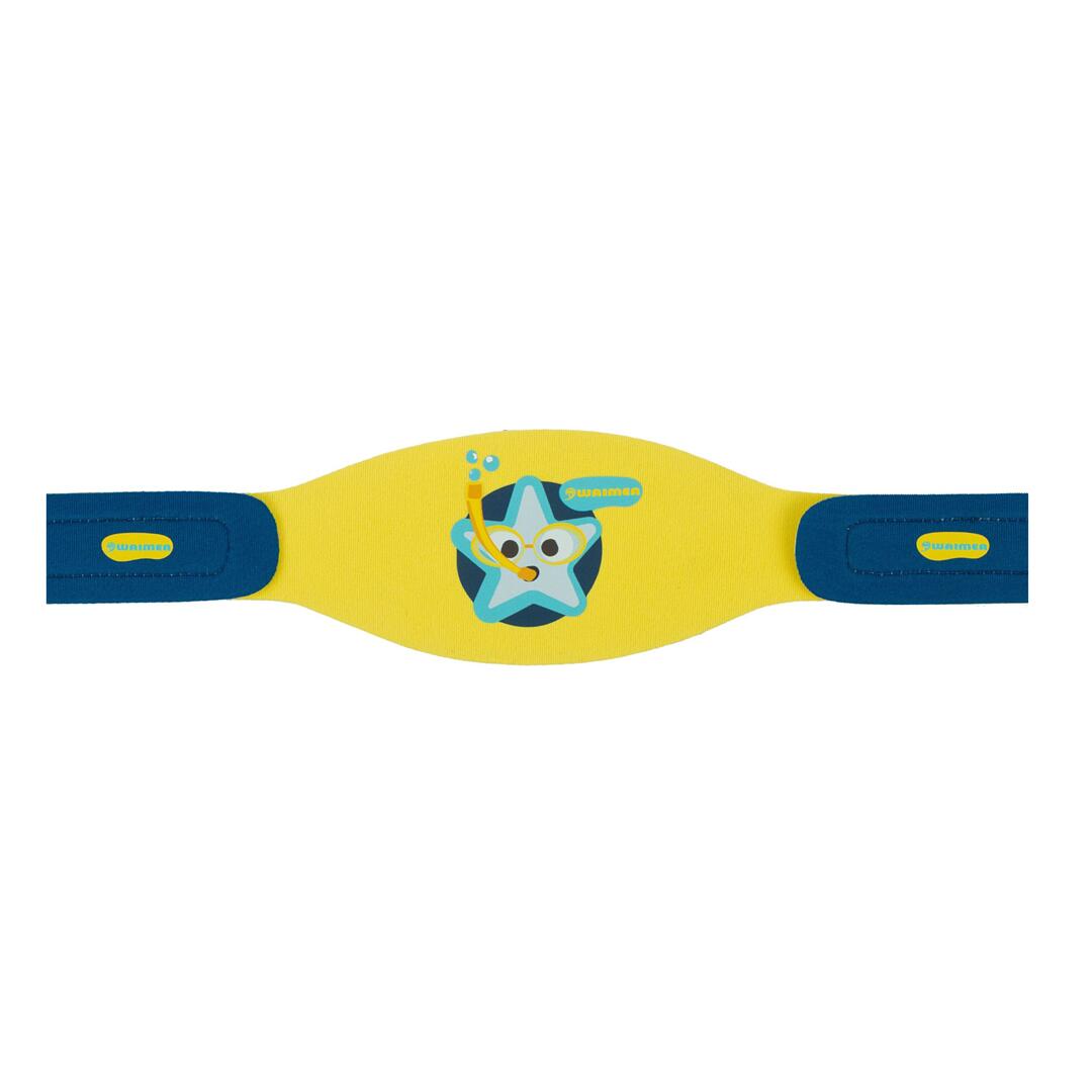 Duikbril kind - Neopreen hoofdband - Marine blauw 2/3