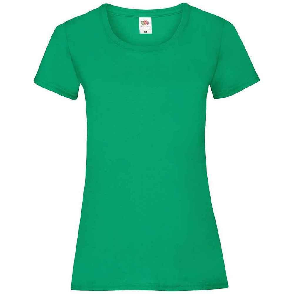 Fruit of the Loom Womens/Ladies Valueweight Heather Lady Fit T-Shirt