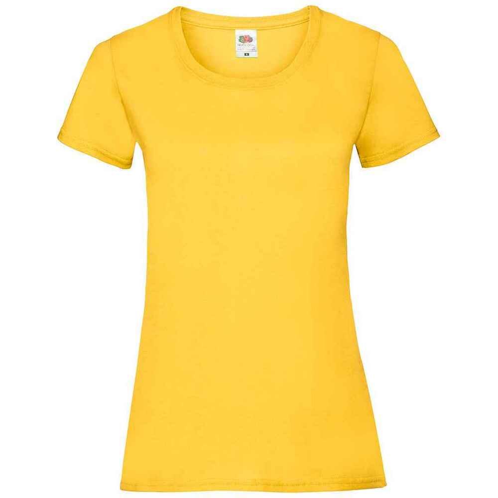 Fruit of the Loom Womens/Ladies Valueweight Heather Lady Fit T-Shirt