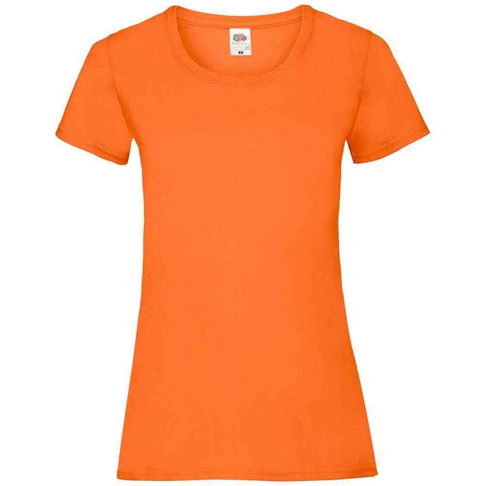 Fruit of the Loom Womens/Ladies Valueweight Heather Lady Fit T-Shirt