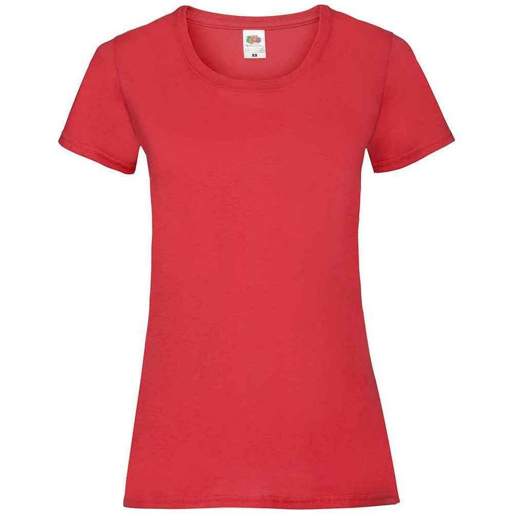 Fruit of the Loom Womens/Ladies Valueweight Heather Lady Fit T-Shirt