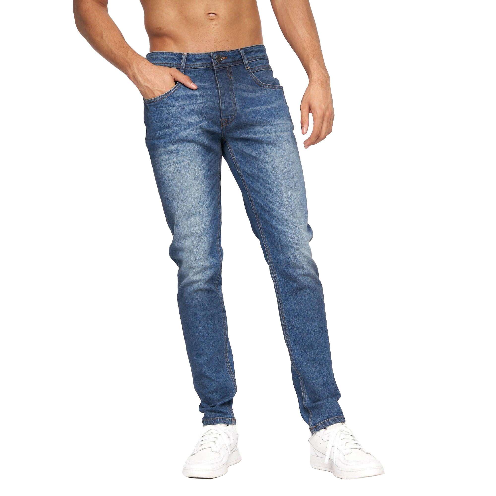 Crosshatch Mens Malcolm Slim Jeans