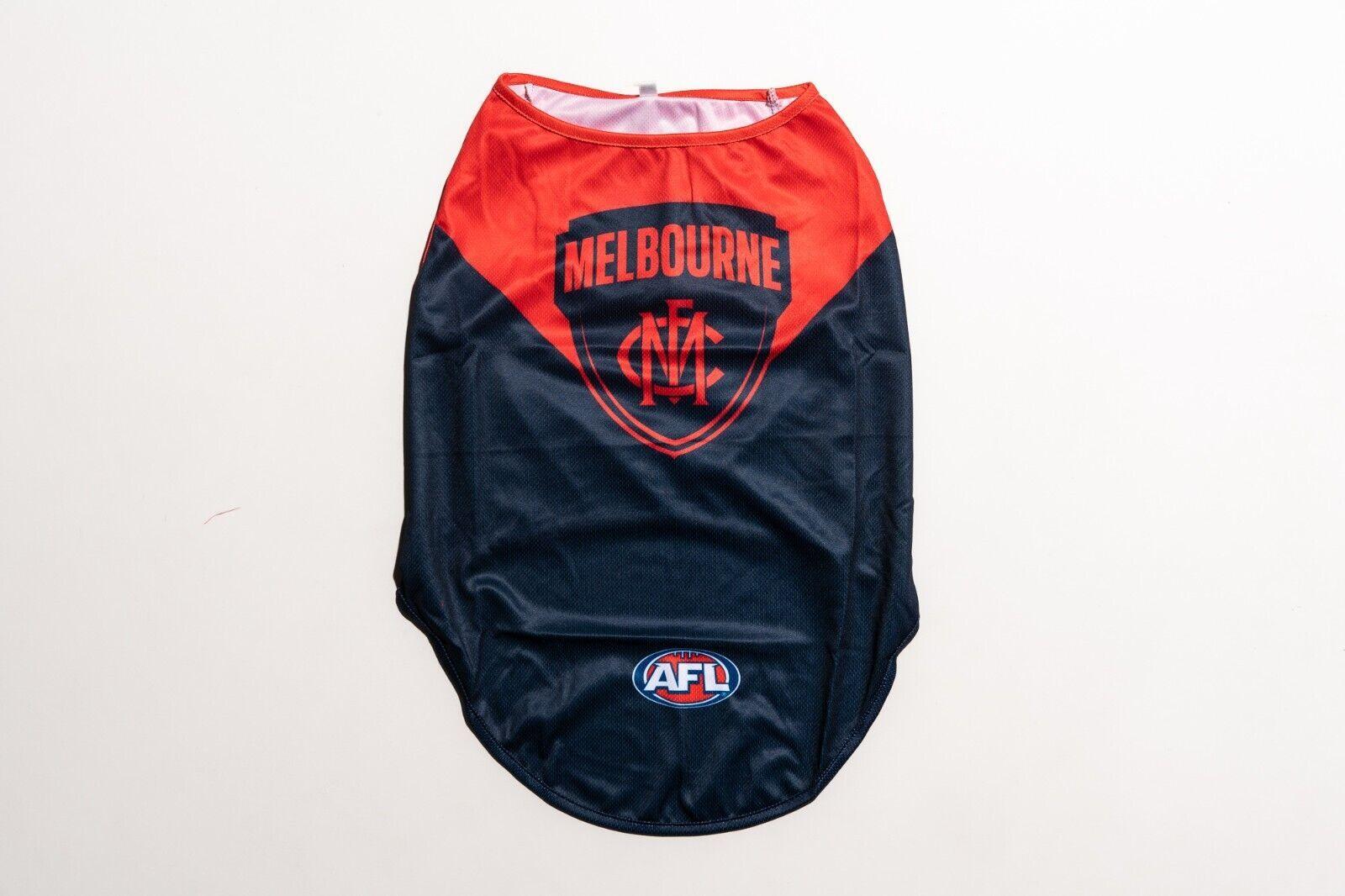 AFL Pet Jersey - Melbourne Demons - Size XS to XL - T-Shirt - Dog - Cat