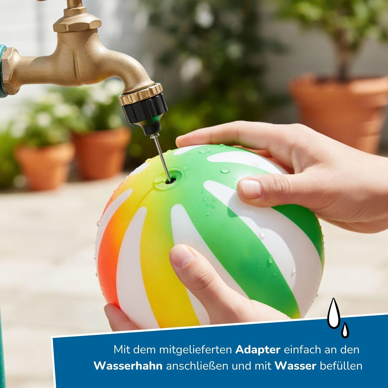 2in1 Wasserball zum Tauchen & Schwimmen, Ball für über und unter Wasser 6/8