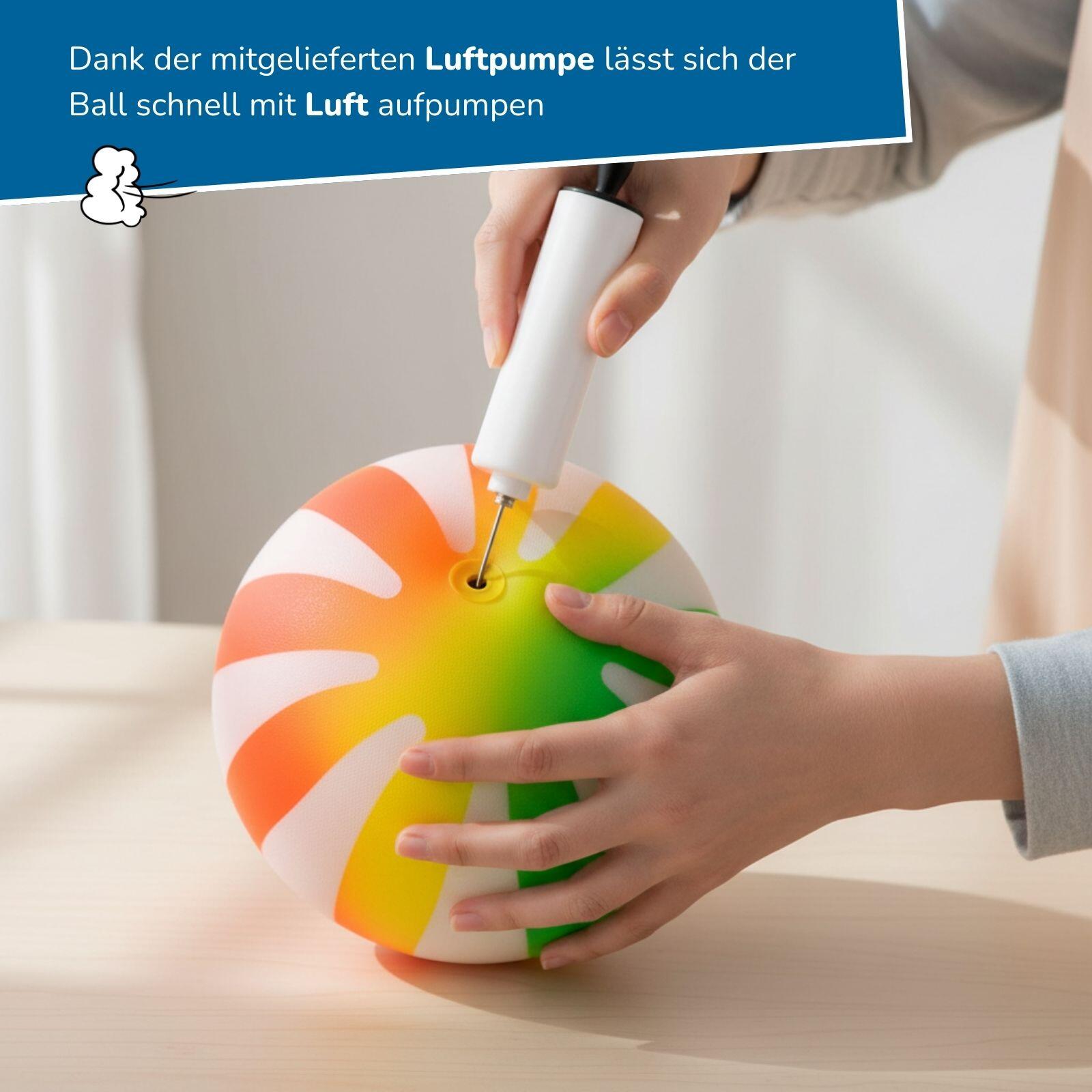 2in1 Wasserball zum Tauchen & Schwimmen, Ball für über und unter Wasser 5/8