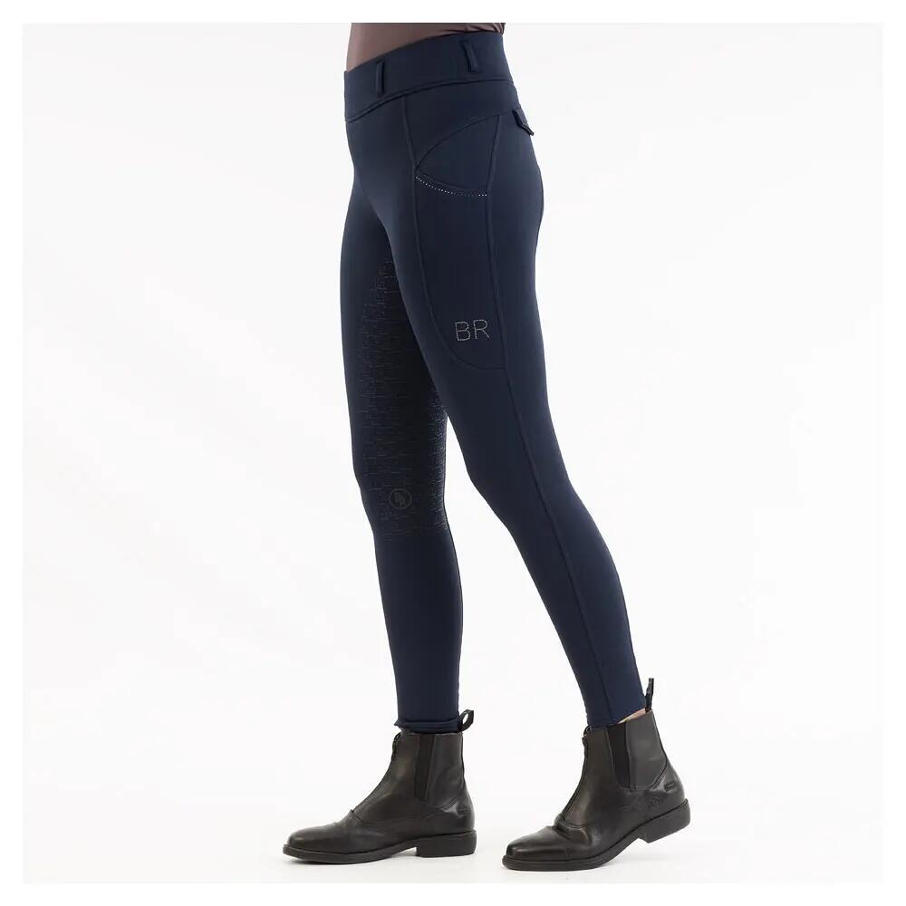Mallas de equitación Full Grip para mujer BR Equitation Jolie 3/4