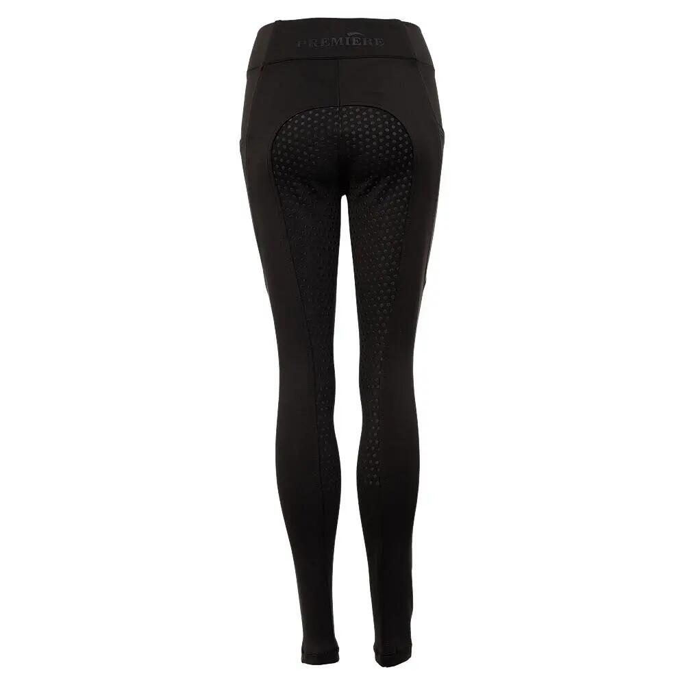 Reitleggings Mädchen Premiere full grip Bitterroot 2/4