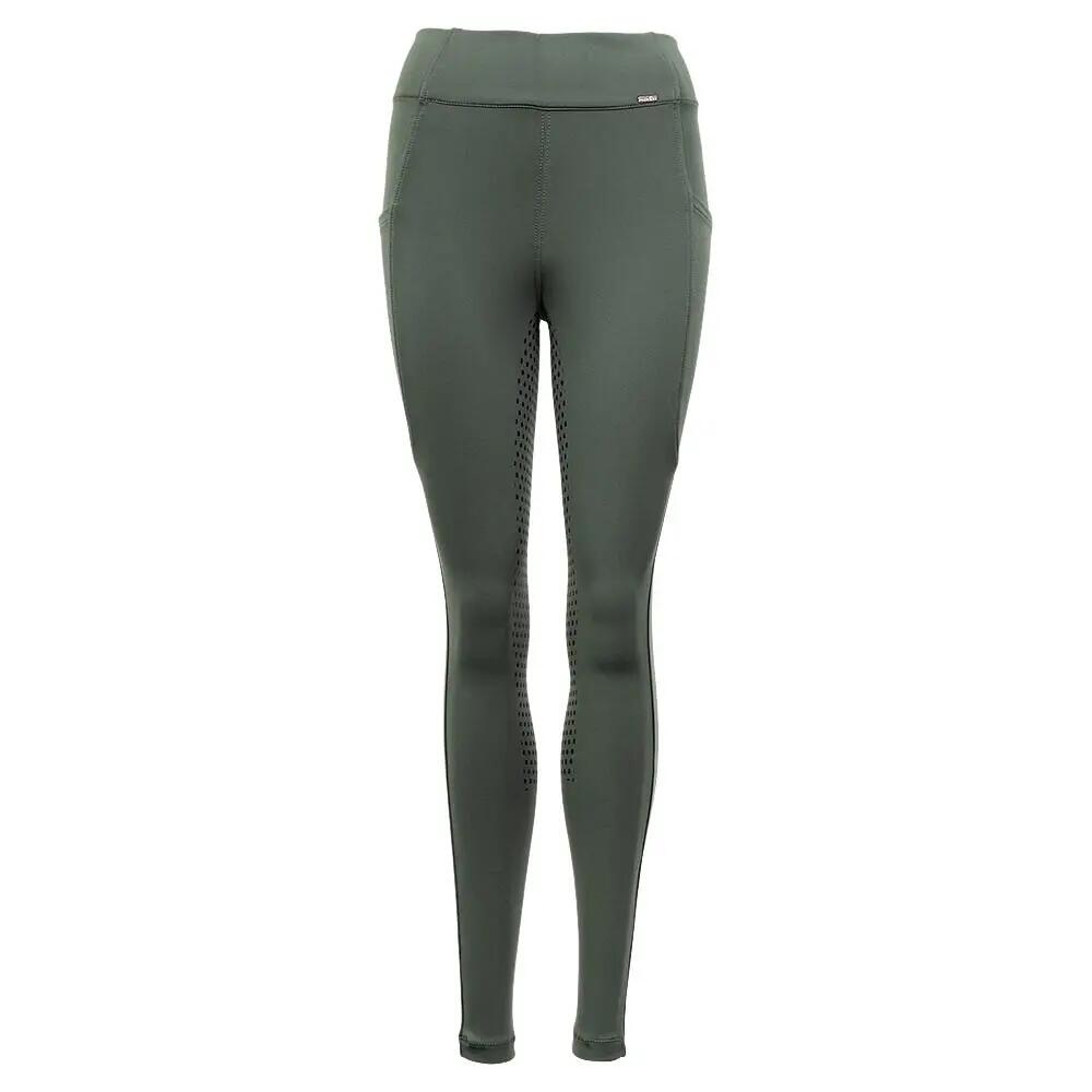 Girls' full grip riding leggings Premiere Bitterroot