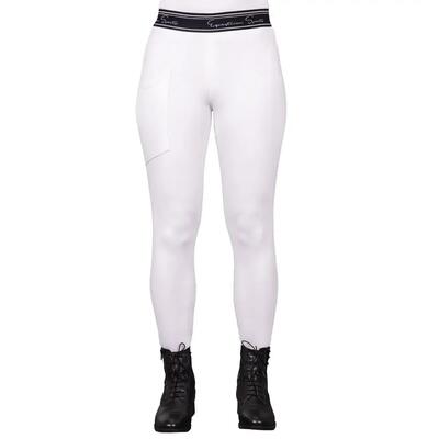 Leggings da equitazione per ragazza QHP Eden