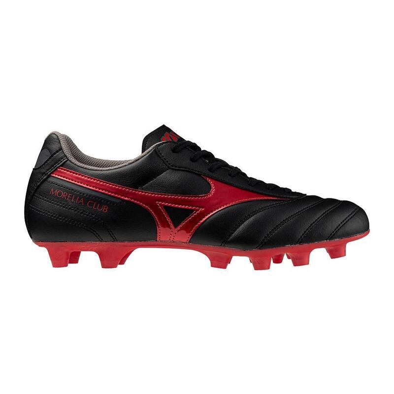 Ghete cu crampoane Mizuno Morelia II Club negre și roșii