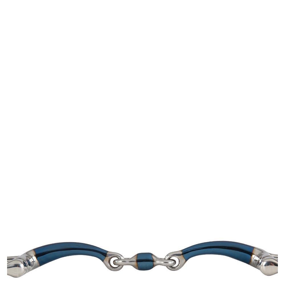 Bocado Verdun para caballo curvo de doble pechera BR Equitation Sweet Iron 2/3