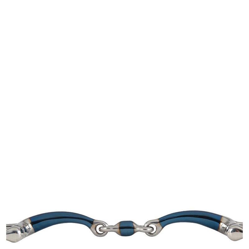 Br Dubbel Gebroken D-ring Sweet Iron - 14mm  -