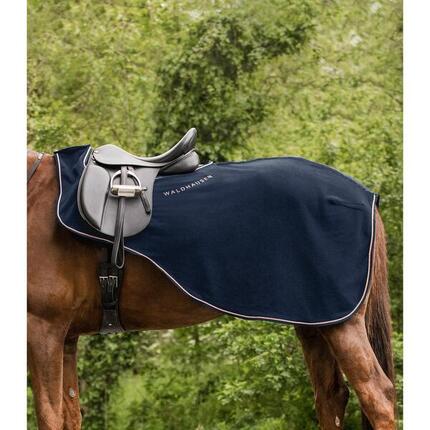 Couvre-reins pour cheval en polaire Waldhausen Modern Rosé