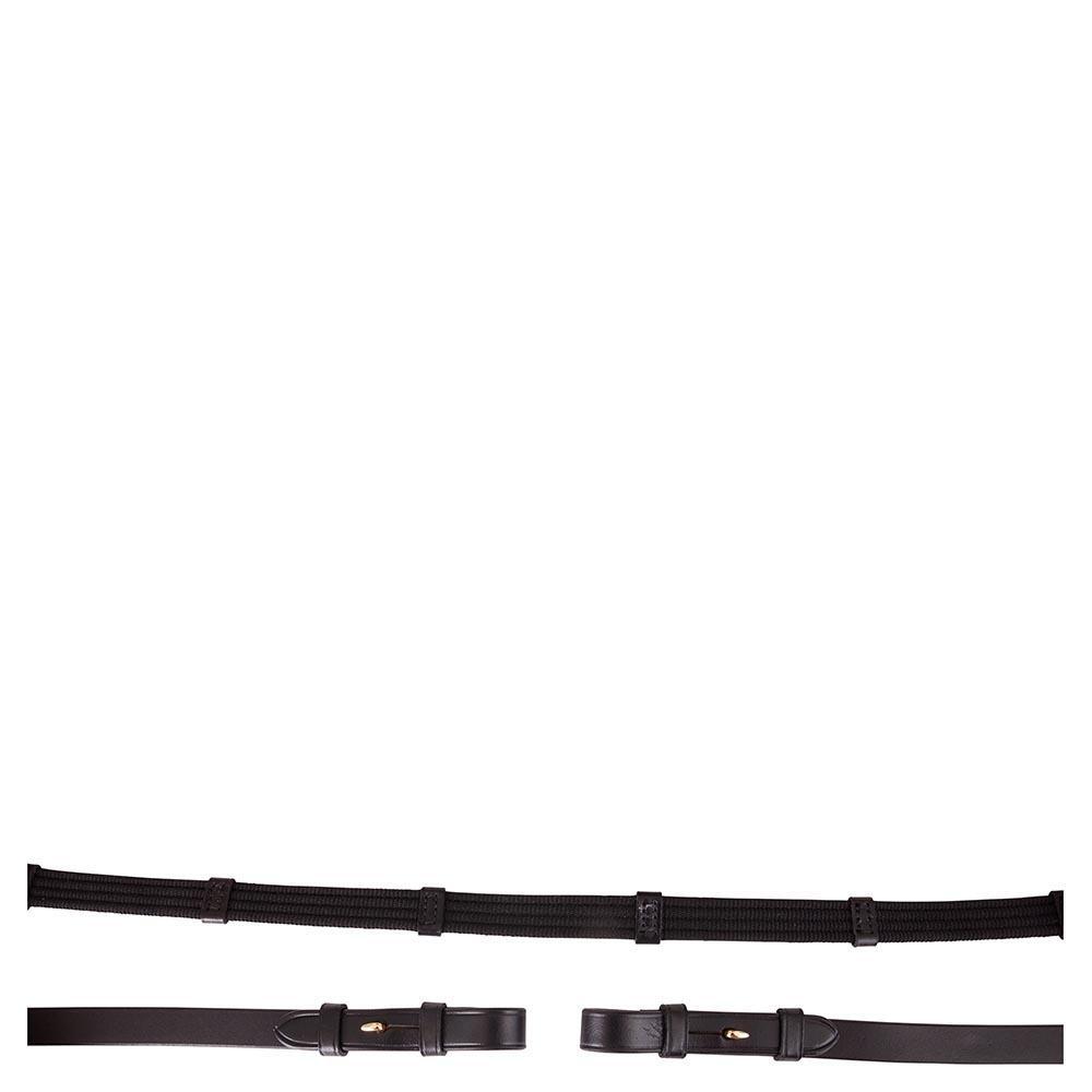 Rênes pour cheval en toile aveugle rond BR Equitation 3/3