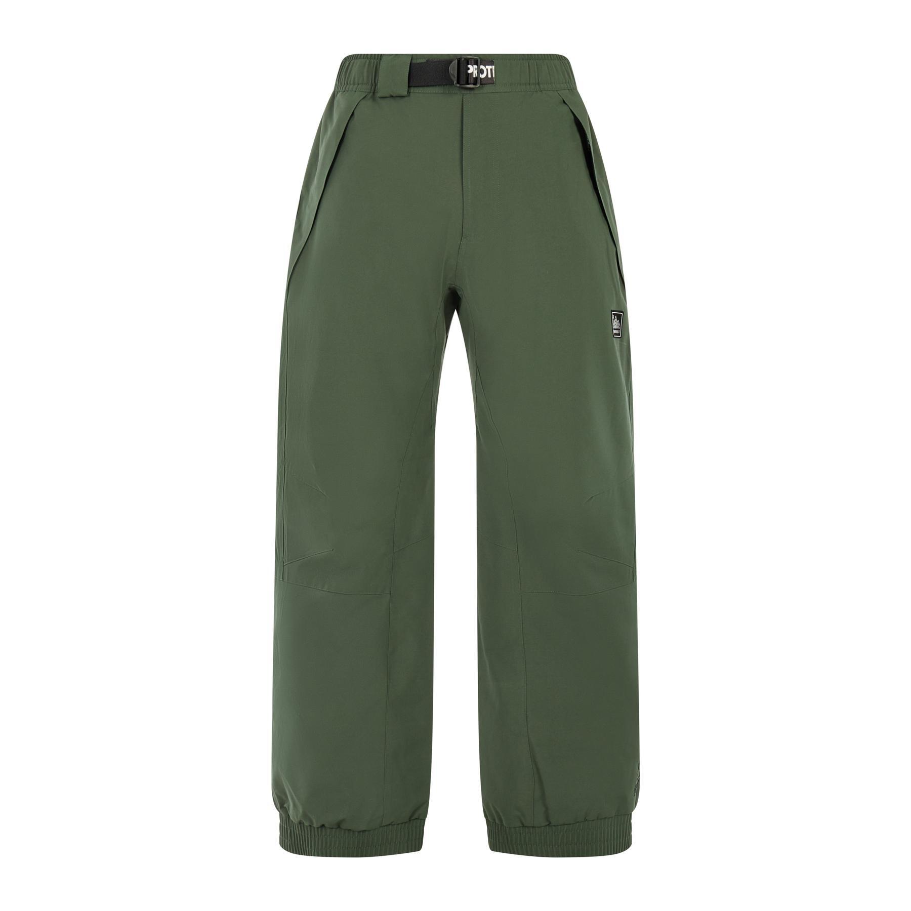 Protest Calças De Esqui Luton Verde da Decathlon