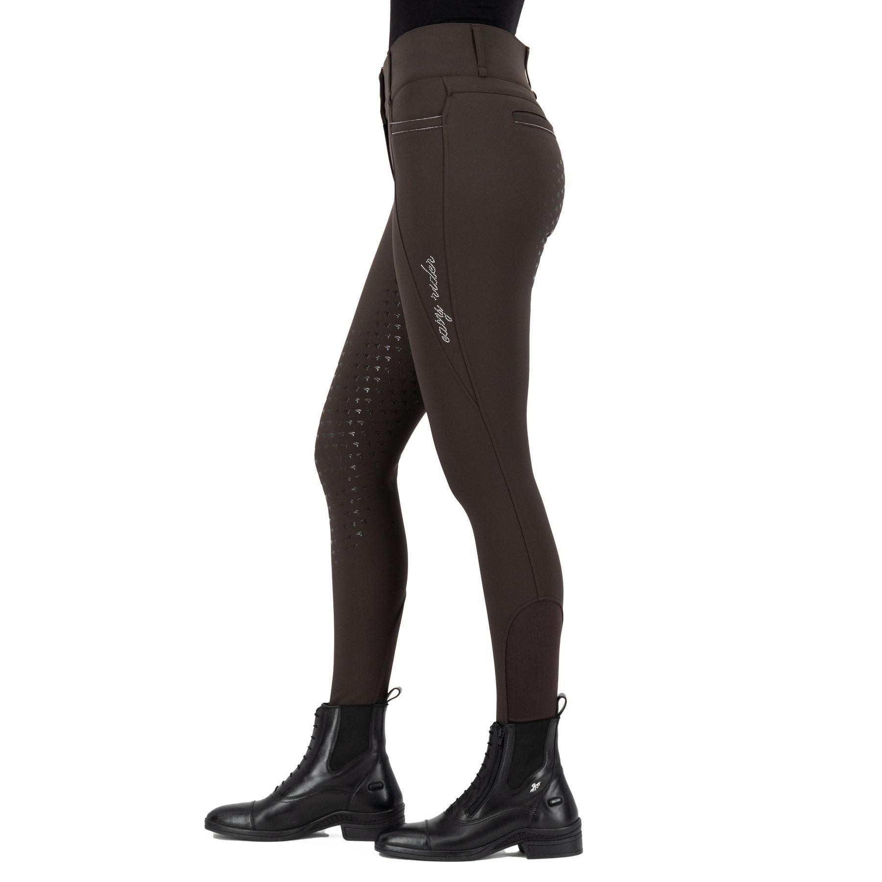 Pantalon équitation full grip femme Easy Rider Amara 3/4