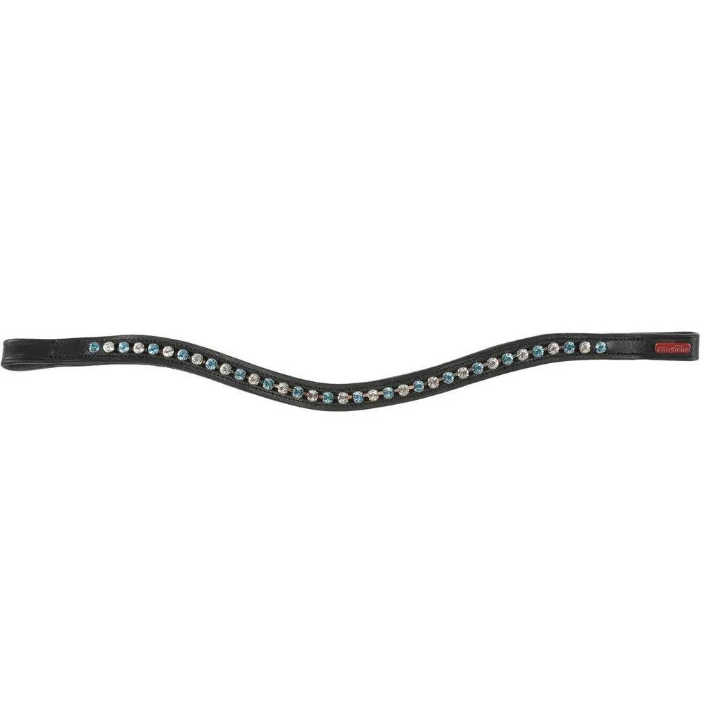 Horse browband bombe chaine crystal Premiere Lyskamm