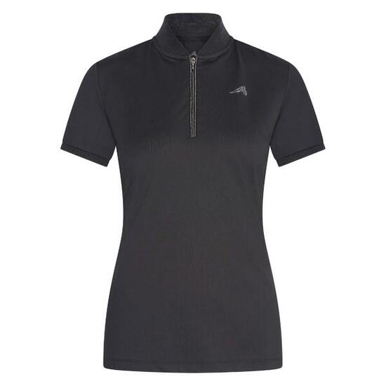 Damska koszulka jeździecka z zamkiem błyskawicznym Euro-Star Ramona