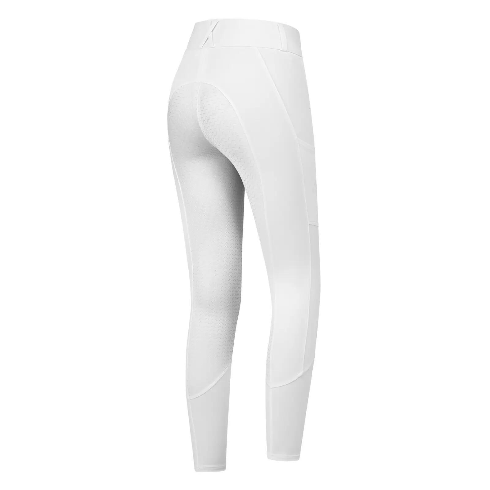 Pantalon équitation de concours full grip taille haute femme ELT Essential Silik 2/2