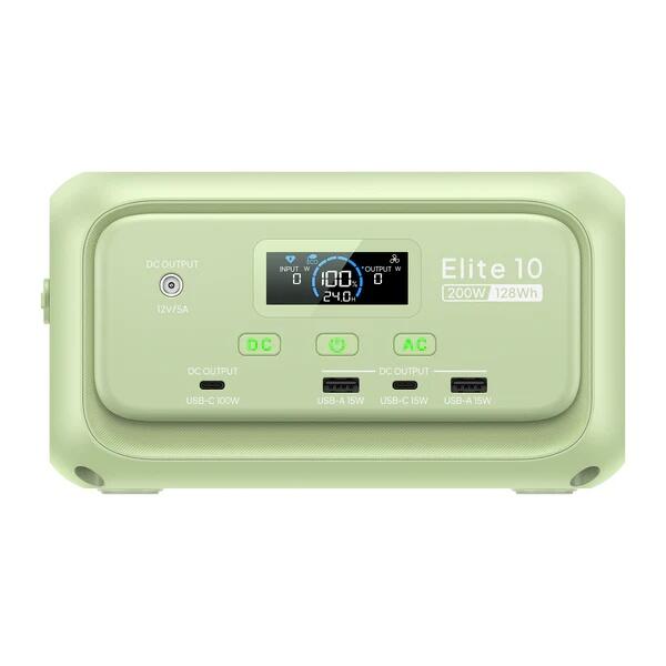Преносима електроцентрала BLUETTI Elite 10 128Wh – Туризъм, бягство, къмпинг