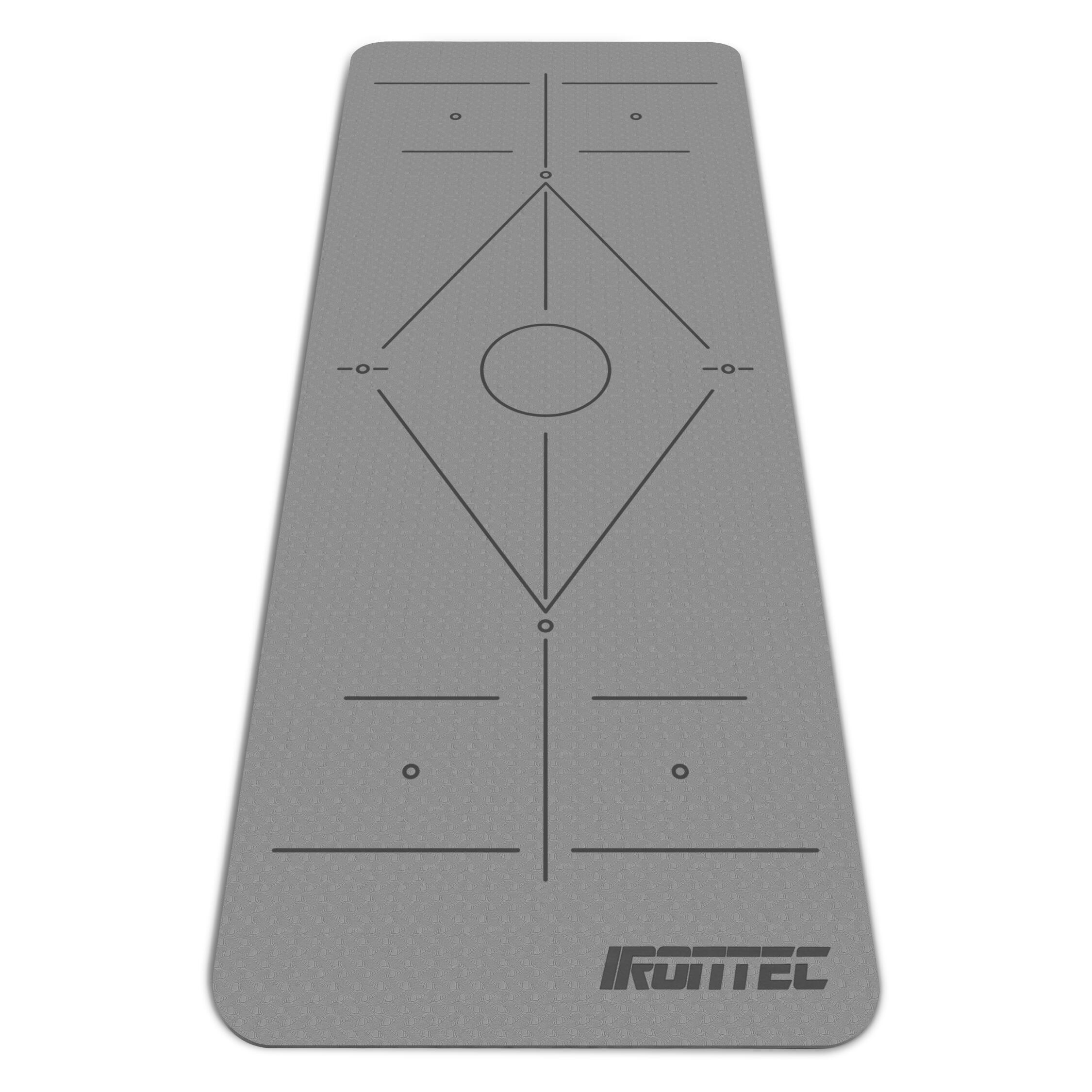 Exercise mat, yoga mat, TPE 183 x 61cm - IRONTEC