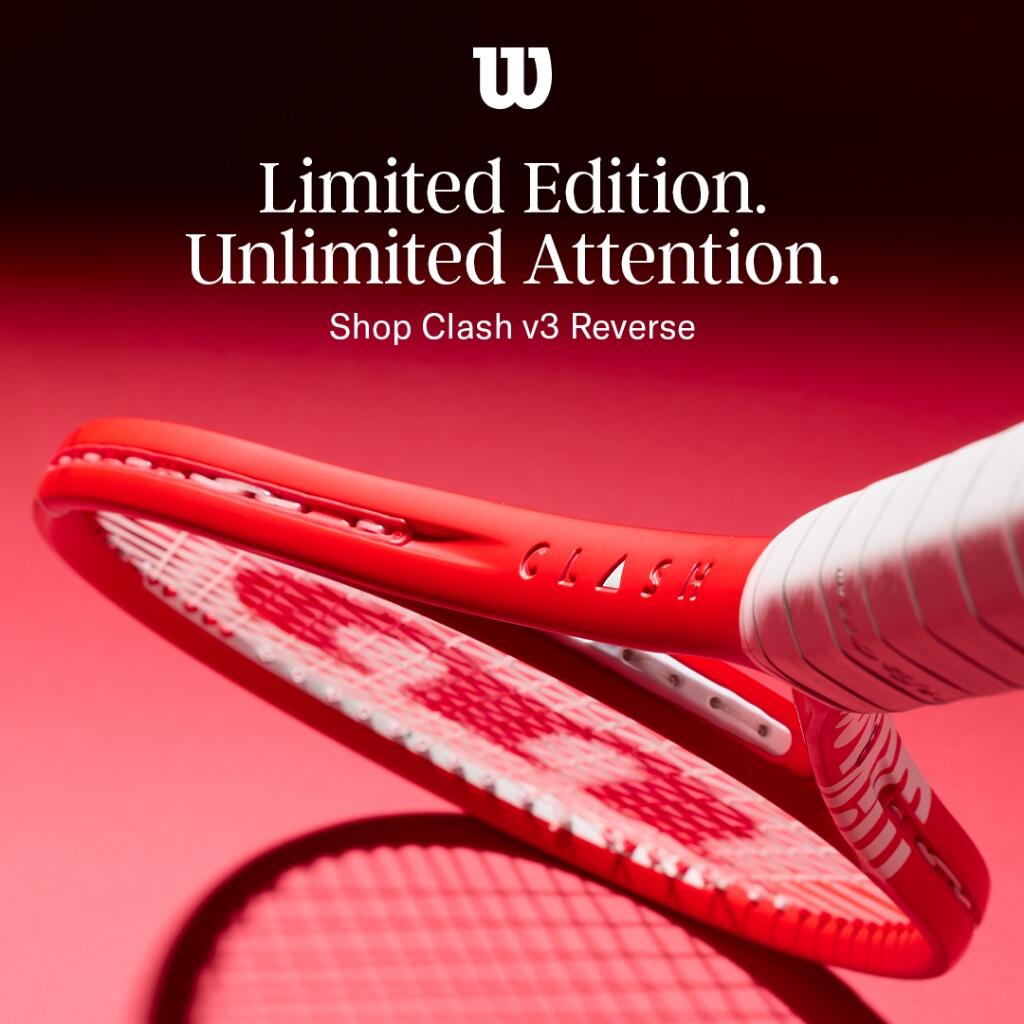 Wilson Clash 100L V3 Reverse Tennis Racket (Unstrung - Free Stringing ...