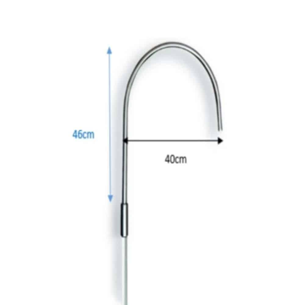 Monitor Curvo 200cm acero inoxidable rescate AquaGuard 2/2