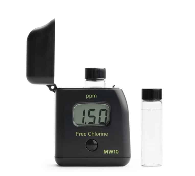MW10 Fotômetro digital portable cloro livre Medição  precisa água piscina spa 3/3