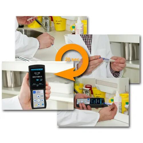 Comprobador ATP AMP superficies agua USB Bluetooth RLU 10s HACCP PCE 4/4