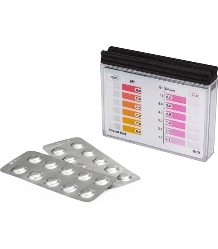 Mini Tester Pastillas Cloro pH DPD Phenol Red Piscinas Productos QP 2/2