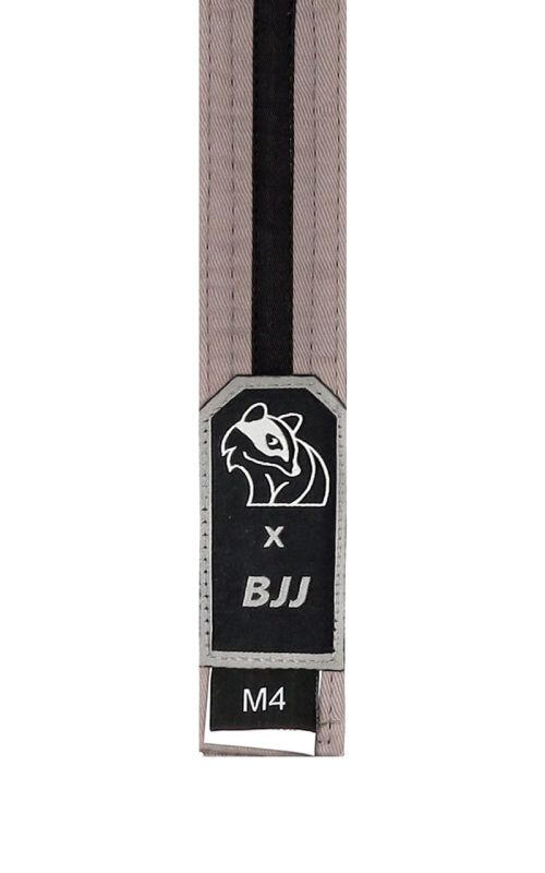 Centura BJJ Juniori DAX SPORTS Gri/Negru