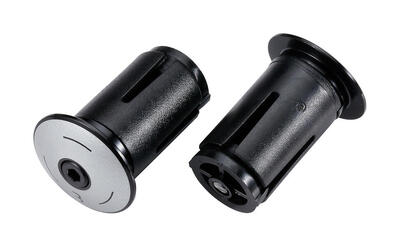 Reflecterende aluminium stuurpenplug bbb cycling screwon